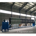 GRP FRP Pipe Winding Machine Production Ligne de production